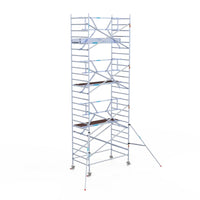 Zonnepanelen Steiger 135x250 8,2m werkhoogte, inclusief solar lift