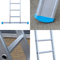 Eurostairs Ladder enkel recht 1x16 sporten