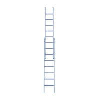 Eurostairs Reform ladder dubbel recht 2x8 sporten