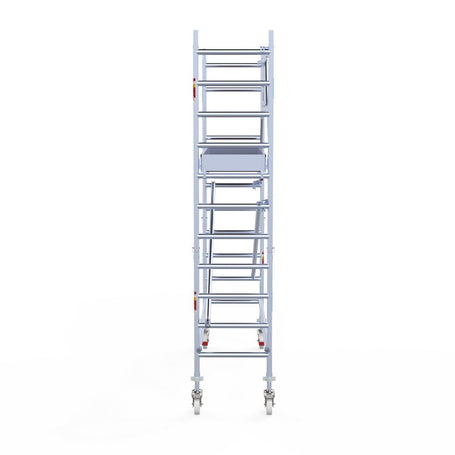 Rolsteiger Original  75x250 4,2m werkhoogte carbon vloer tegen de gevel