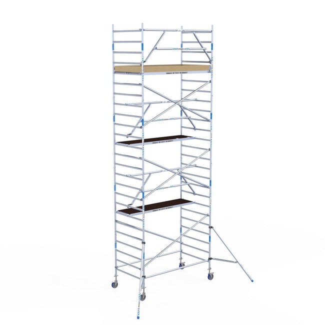 Rolsteiger Alumexx Extra 135x250 8,2m werkhoogte tegen de gevel
