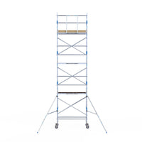 Rolsteiger Alumexx Light 75x190 8,2m werkhoogte tegen de gevel