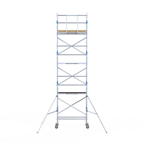 Rolsteiger Alumexx Light 75x190 8,2m werkhoogte tegen de gevel