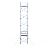 Rolsteiger Alumexx Light 135x190 12,2m werkhoogte tegen de gevel
