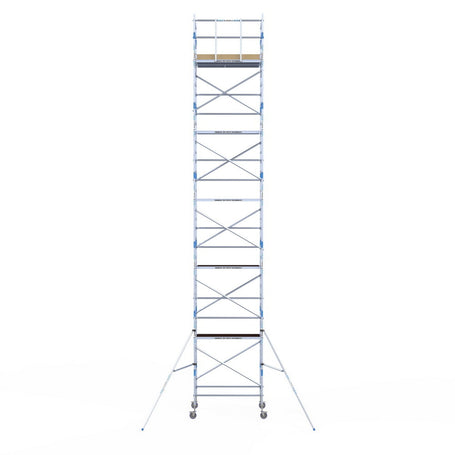 Rolsteiger Alumexx Light 135x190 12,2m werkhoogte tegen de gevel