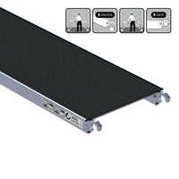 Platform zonder luik 400 cm carbondeck (lichtgewicht)