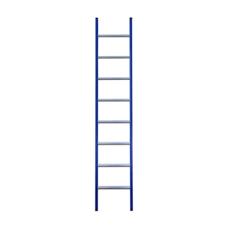 Eurostairs Ladder enkel recht 1x8 sporten BLAUW