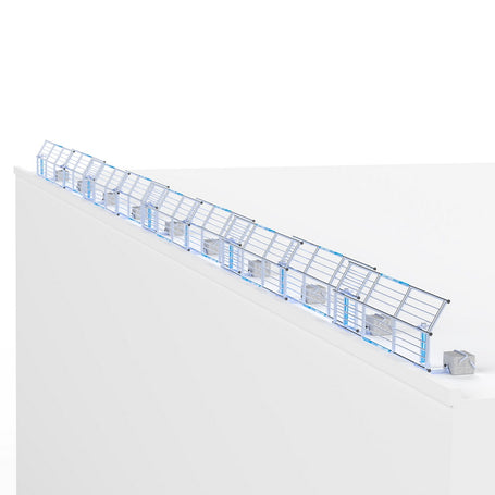 SGS Dakrandbeveiliging Slim PLUS 27 mtr complete set plat dak