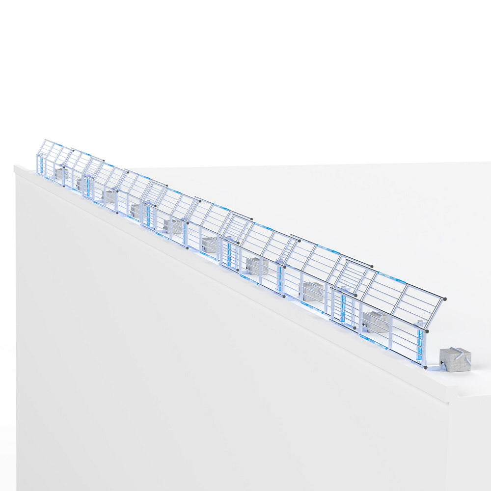 SGS Dakrandbeveiliging Slim PLUS 27 mtr complete set plat dak