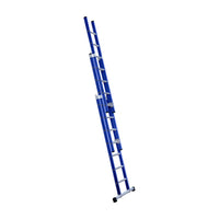 Eurostairs Reform ladder driedubbel recht 3x7 sporten BLAUW