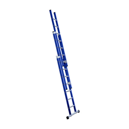 Eurostairs Reform ladder driedubbel recht 3x7 sporten BLAUW