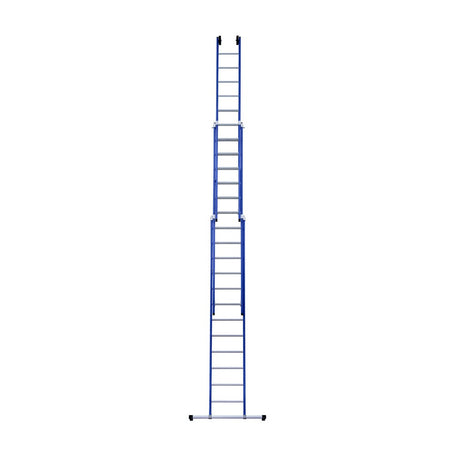 Eurostairs Reform ladder driedubbel recht 3x12 sporten BLAUW