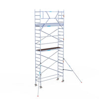 Rolsteiger Original  75x250 7,2m werkhoogte carbon vloer tegen de gevel