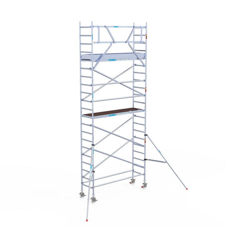 Rolsteiger Original  75x250 7,2m werkhoogte carbon vloer tegen de gevel