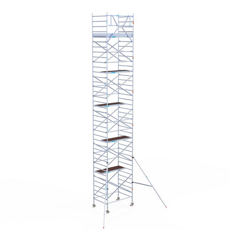 Rolsteiger Original  135x190 12,2m werkhoogte carbon vloer tegen de gevel