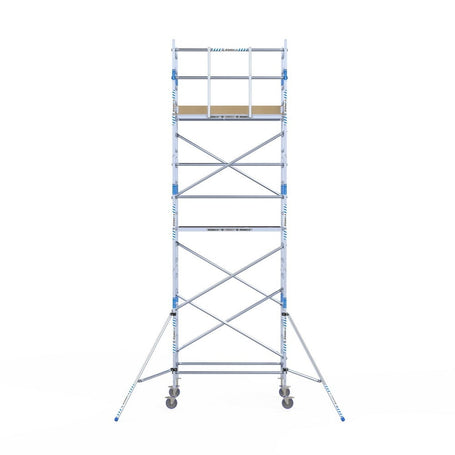 Rolsteiger Alumexx Light 90x190 7,2m werkhoogte tegen de gevel