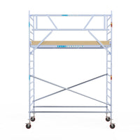 Rolsteiger Basic 135x305 5,2m werkhoogte tegen de gevel