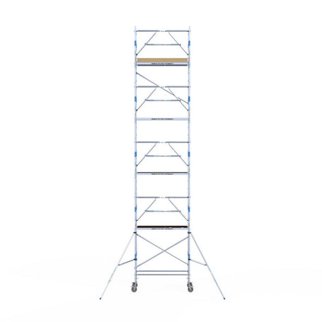 Rolsteiger Alumexx Extra 75x190 10,2m werkhoogte tegen de gevel