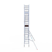 Rolsteiger Original  75x250 7,2m werkhoogte carbon vloer tegen de gevel