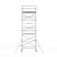 Rolsteiger Alumexx Light 135x250 9,2m werkhoogte tegen de gevel