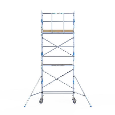 Rolsteiger Alumexx Light 75x190 6,2m werkhoogte tegen de gevel