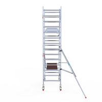 Rolsteiger Professional 90x190 5,2m werkhoogte carbon vloer tegen de gevel