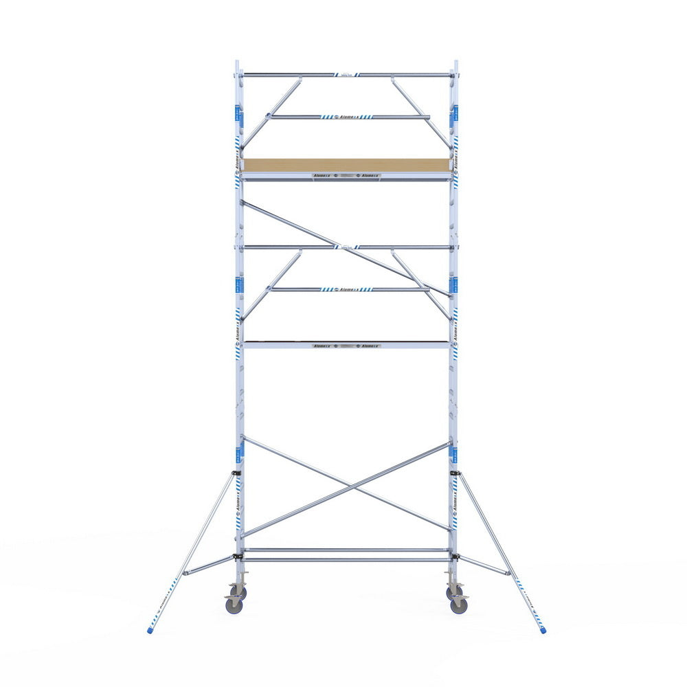Rolsteiger Alumexx Extra 75x250 7,2m werkhoogte tegen de gevel