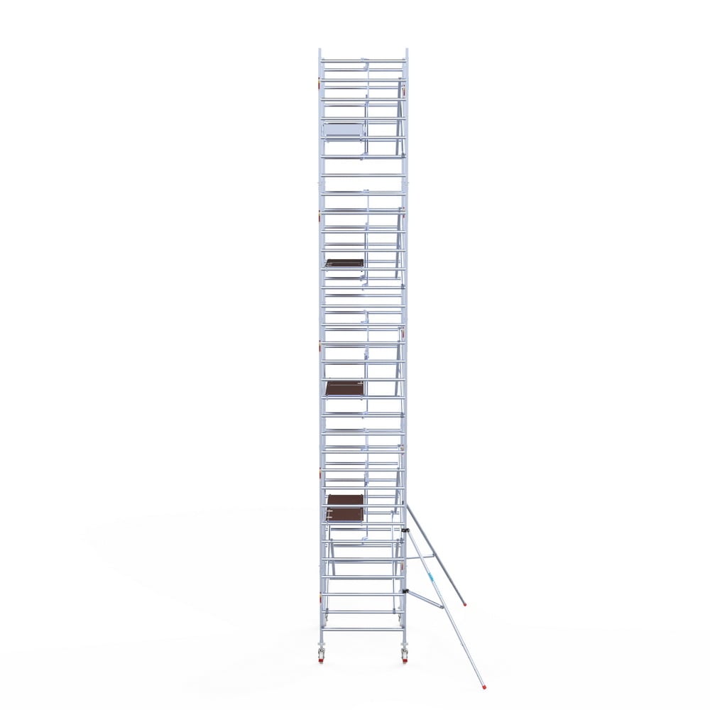 Rolsteiger Professional 135x190 10,2m werkhoogte carbon vloer tegen de gevel