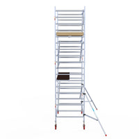 Anssems aanhanger en Basic rolsteiger 135x250x6,2m werkhoogte