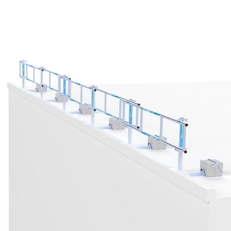 SGS Dakrandbeveiliging Slim 15 mtr complete set plat dak