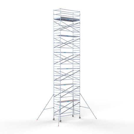 Rolsteiger Original 135x305 14,2m werkhoogte tegen de gevel