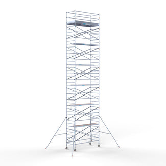Rolsteiger Original 135x305 14,2m werkhoogte tegen de gevel