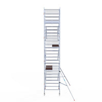 Rolsteiger Original  135x190 8,2m werkhoogte carbon vloer tegen de gevel