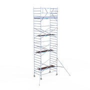 Rolsteiger Original  135x250 9,2m werkhoogte carbon vloer tegen de gevel