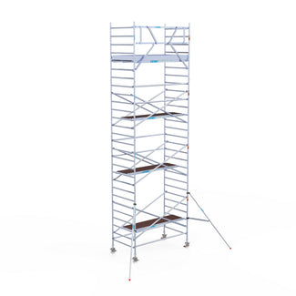 Rolsteiger Original  135x250 9,2m werkhoogte carbon vloer tegen de gevel