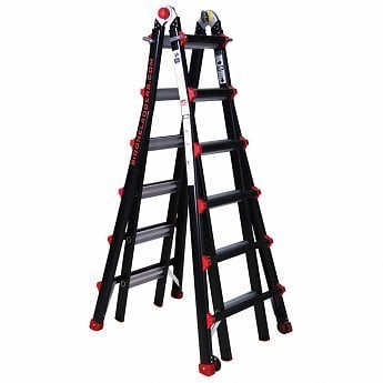 Multifunctionele ladder Big One 4x6 ZWART