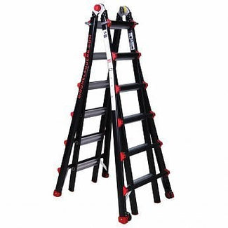 Multifunctionele ladder Big One 4x6 ZWART