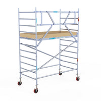 Rolsteiger Basic 135x250 4,2m werkhoogte tegen de gevel