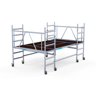 Stukadoors werkplatform 190x340x3m werkhoogte
