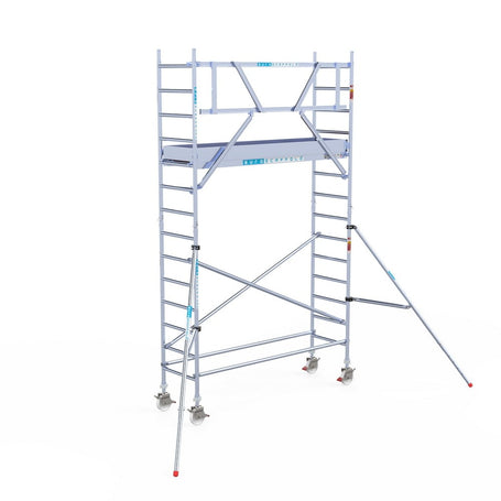 Rolsteiger Original  75x250 5,2m werkhoogte carbon vloer tegen de gevel