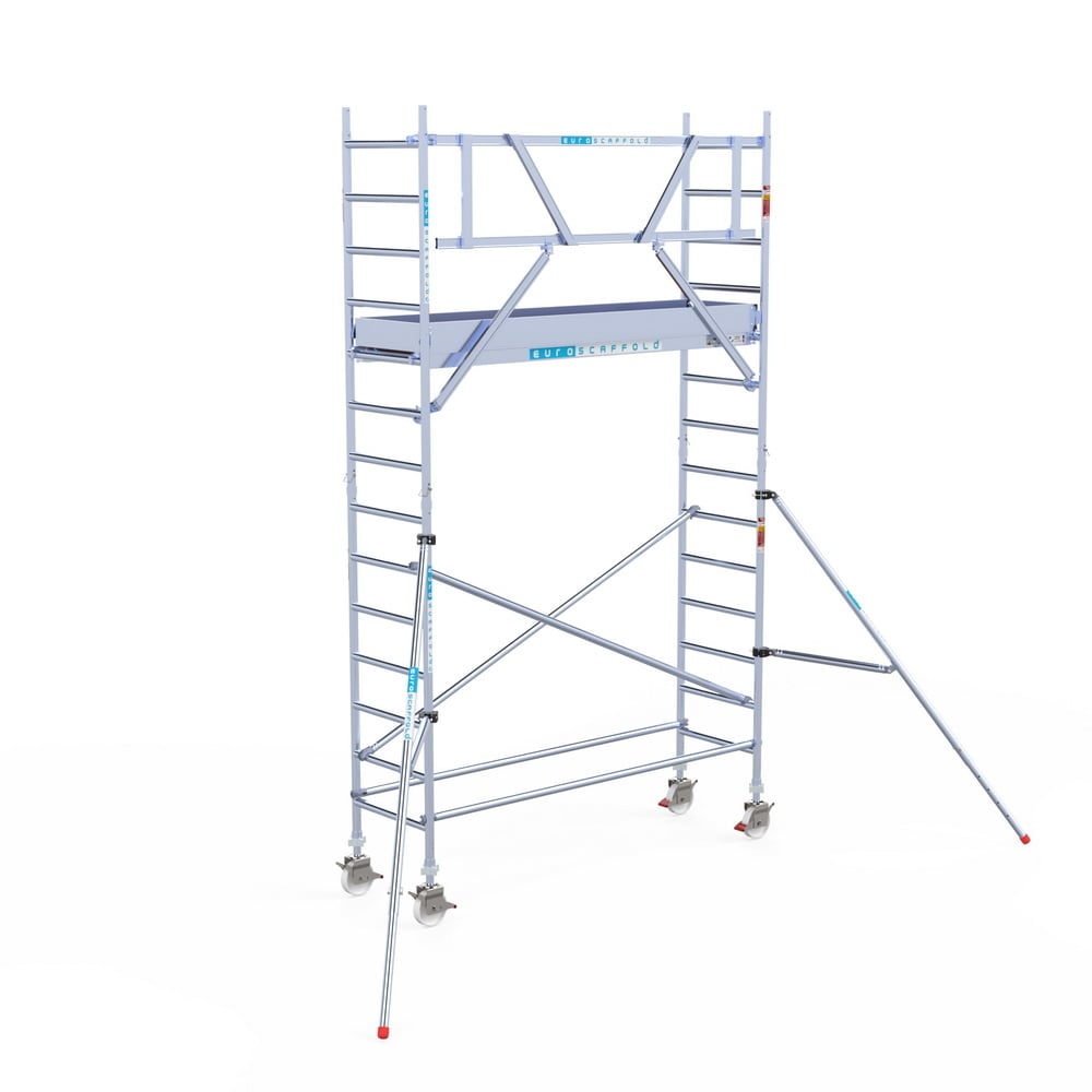 Rolsteiger Original  75x250 5,2m werkhoogte carbon vloer tegen de gevel