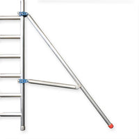 Rolsteiger Original  135x250 6,2m werkhoogte carbon vloer tegen de gevel