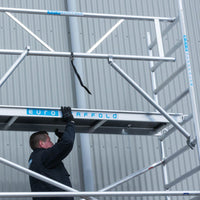 Rolsteiger Basic 90x250 4,2m werkhoogte tegen de gevel
