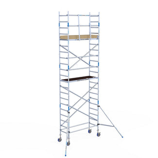 Rolsteiger Alumexx Light 75x190 7,2m werkhoogte tegen de gevel