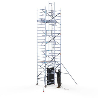 Zonnepanelen Steiger 135x305 8,2m werkhoogte, inclusief Solar lift
