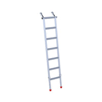 Verstelbare steigerladder (rond) met klauwkoppelingen 