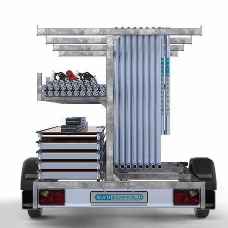 Steigeraanhanger 250 + Rolsteiger Basic 135x250 8,2m werkhoogte