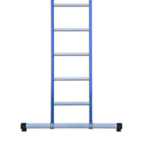 Eurostairs Ladder enkel recht 1x18 sporten BLAUW