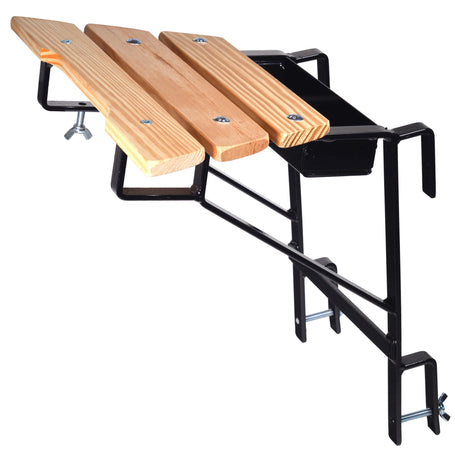 Ladder muurafhouder zwart (sport 40 mm)