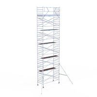 Rolsteiger Original  135x305 12,2m werkhoogte carbon vloer tegen de gevel